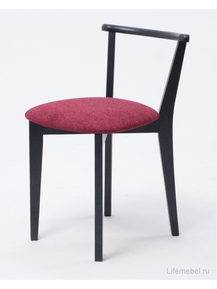 Деревянный стул Франк ПМ черный / красный