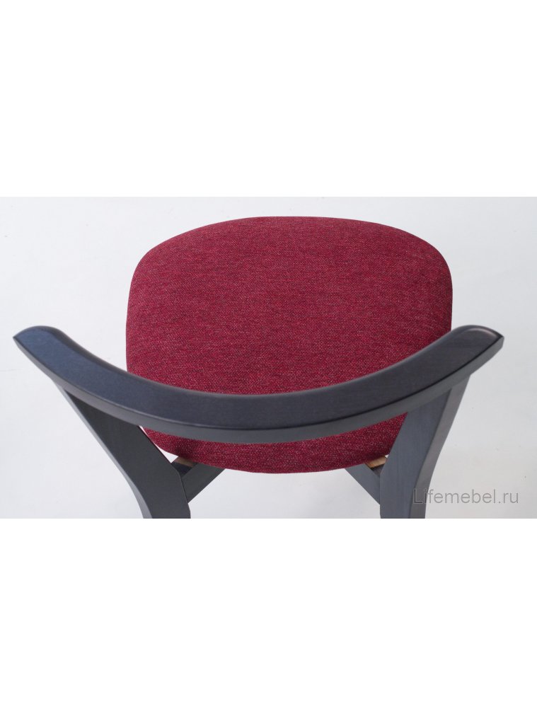 Деревянный стул Франк ПМ черный / красный