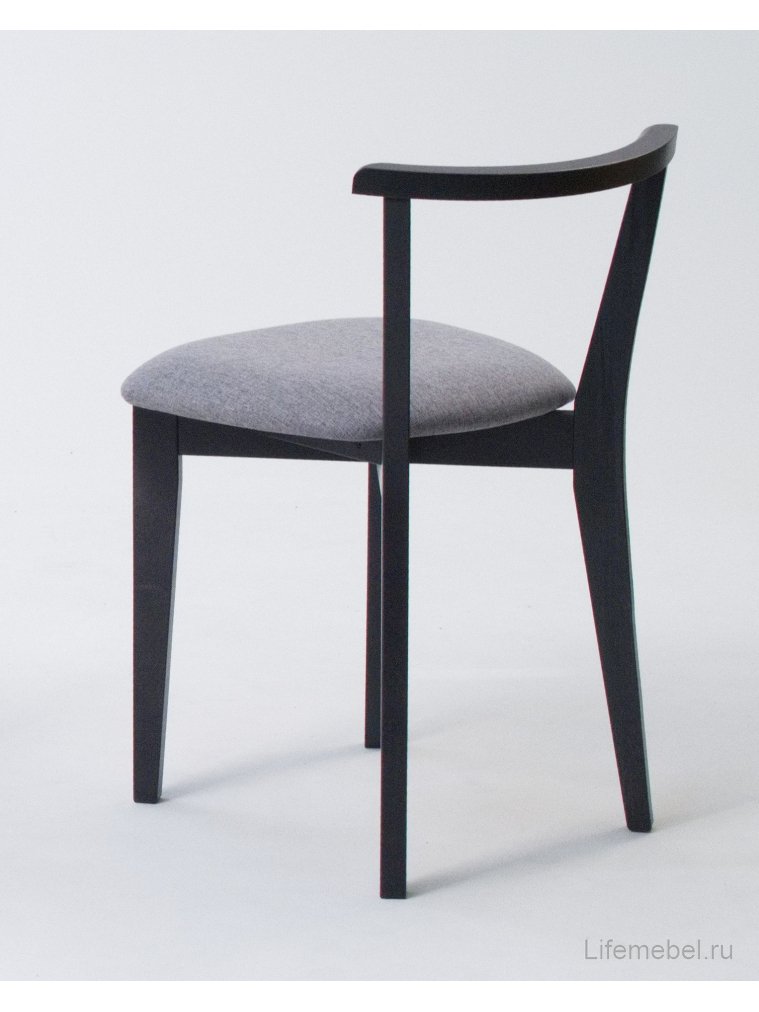 Деревянный стул Франк ПМ черный / серый