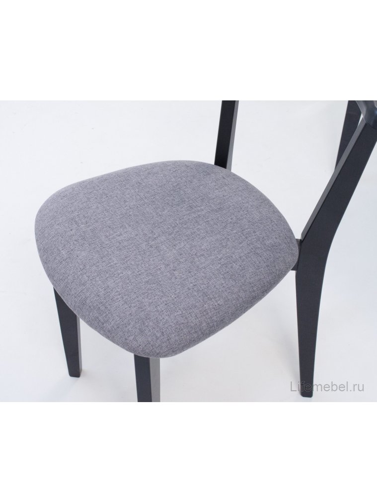 Деревянный стул Франк ПМ черный / серый