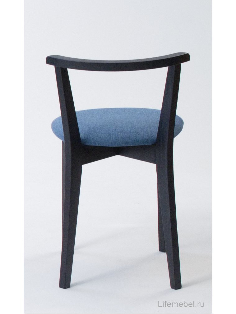 Деревянный стул Франк ПМ черный / синий