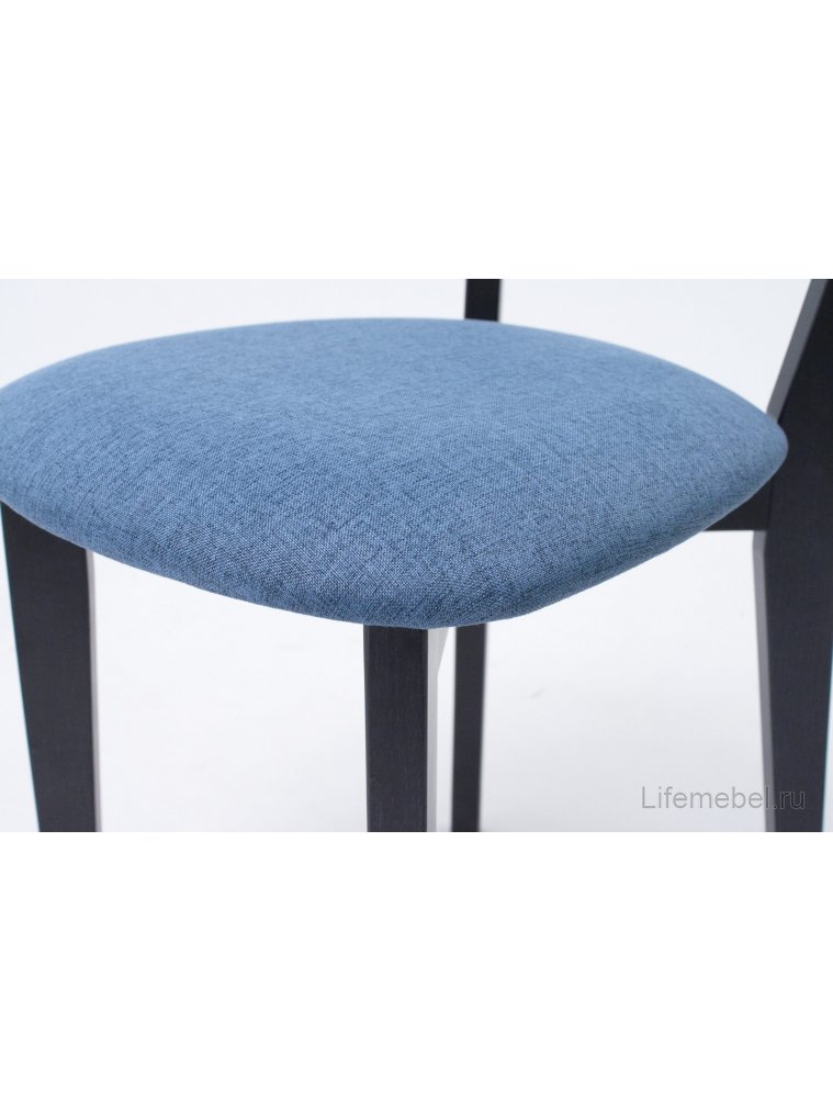 Деревянный стул Франк ПМ черный / синий