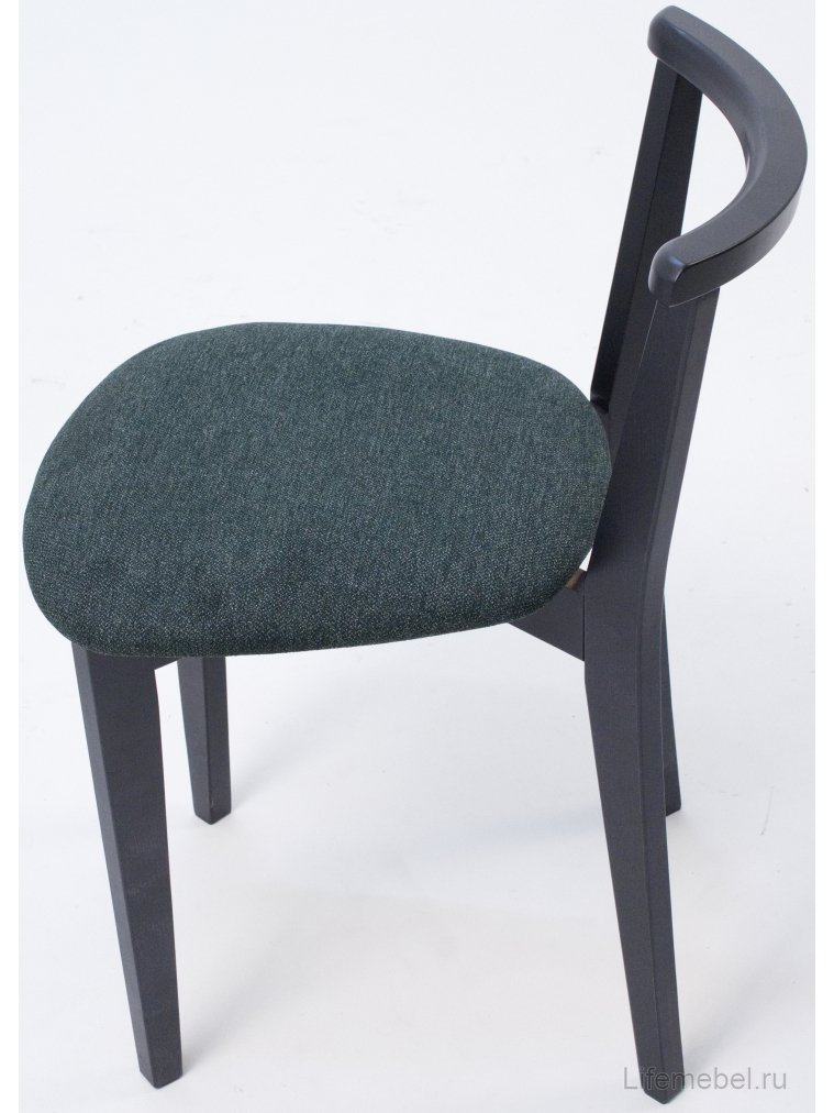 Деревянный стул Франк ПМ черный / зеленый