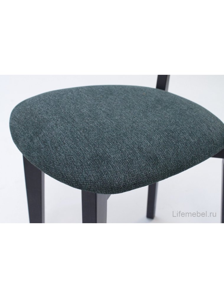 Деревянный стул Франк ПМ черный / зеленый