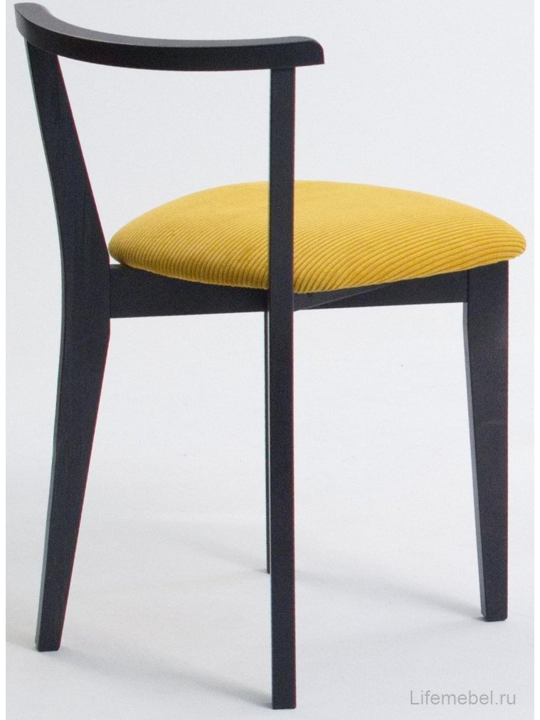Деревянный стул Франк ПМ черный / желтый
