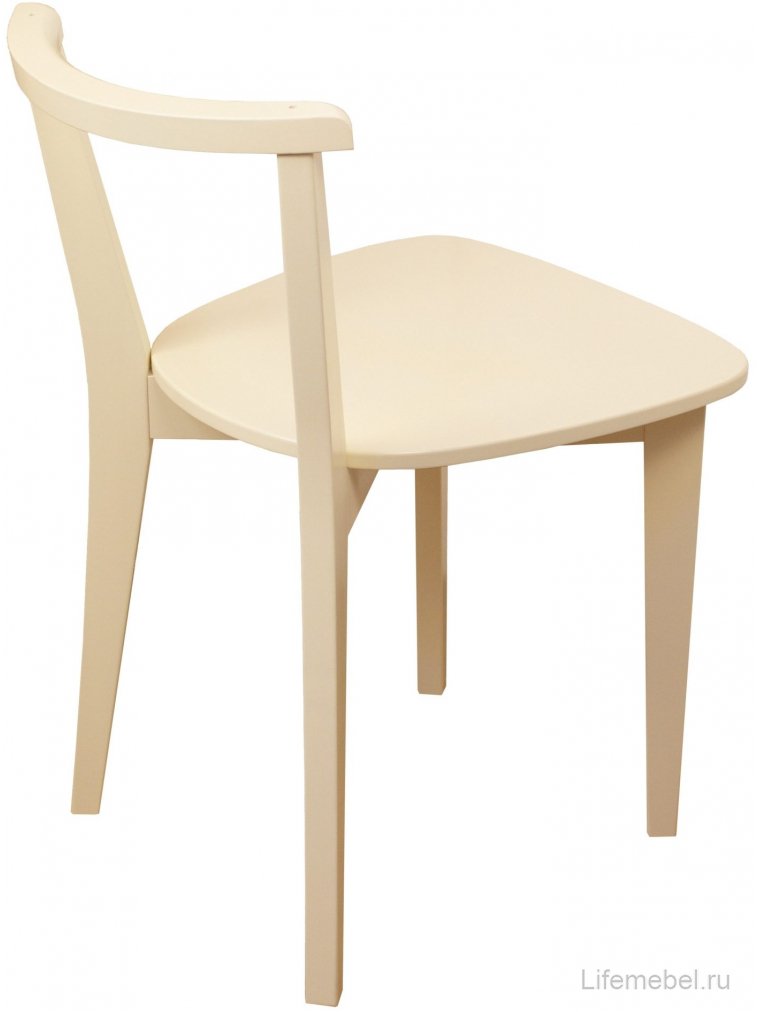 Деревянный стул Франк Ж слоновая кость