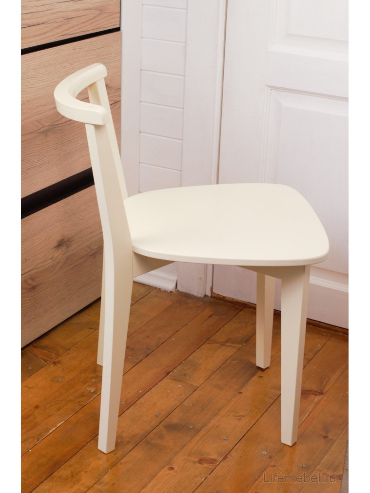 Деревянный стул Франк Ж слоновая кость