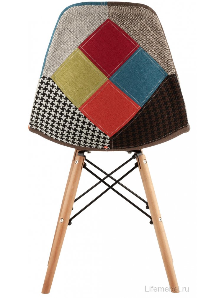 Деревянный стул Hames пэчворк