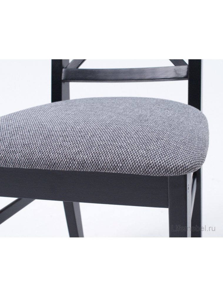 Деревянный стул Ингольф ПМ черный / графит