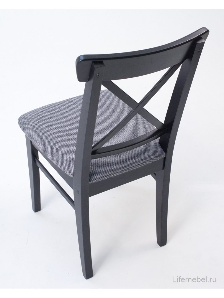 Деревянный стул Ингольф ПМ черный / графит