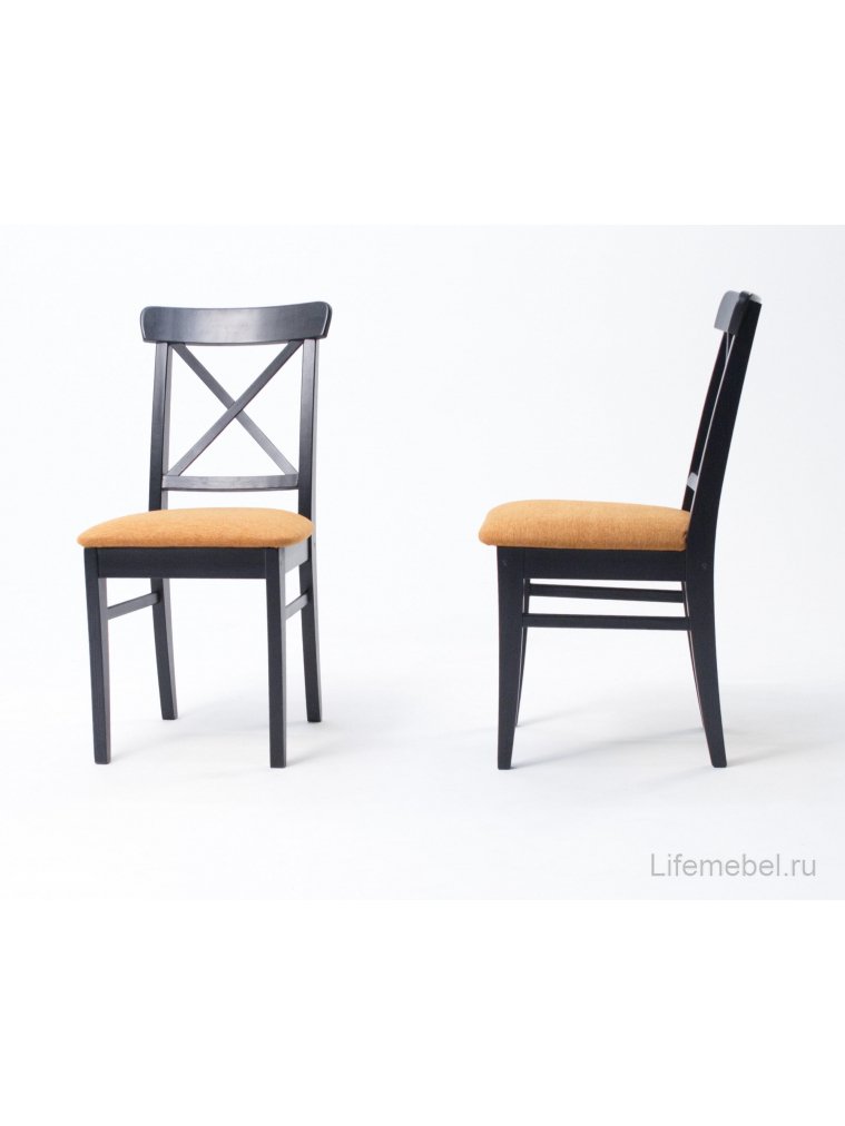 Деревянный стул Ингольф ПМ черный / карри