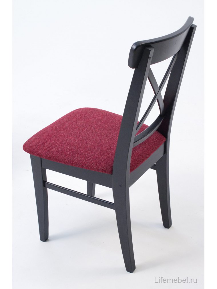 Деревянный стул Ингольф ПМ черный / красный