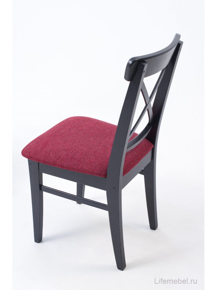 Деревянный стул Ингольф ПМ черный / красный