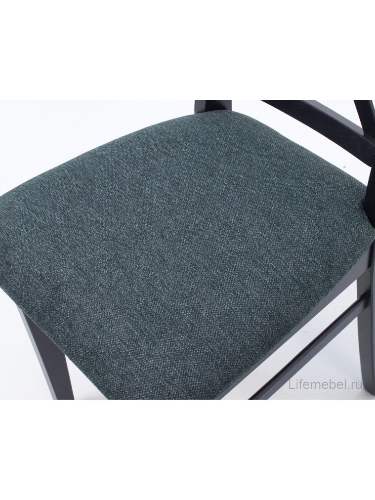 Деревянный стул Ингольф ПМ черный / зеленый