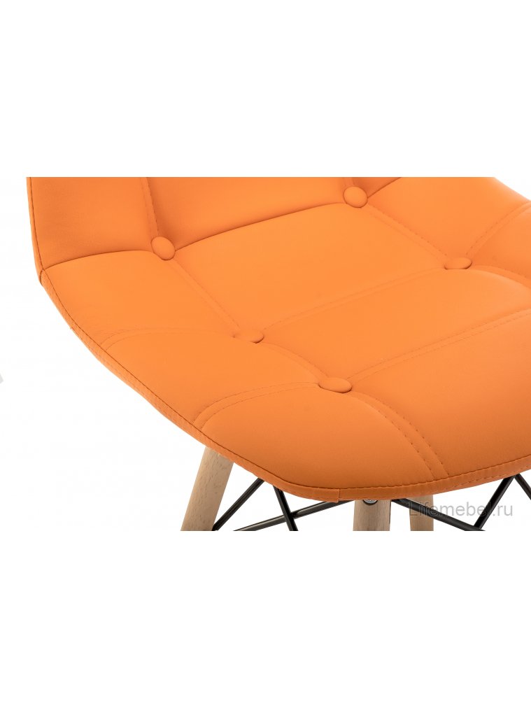 Деревянный стул Kvadro оранжевый