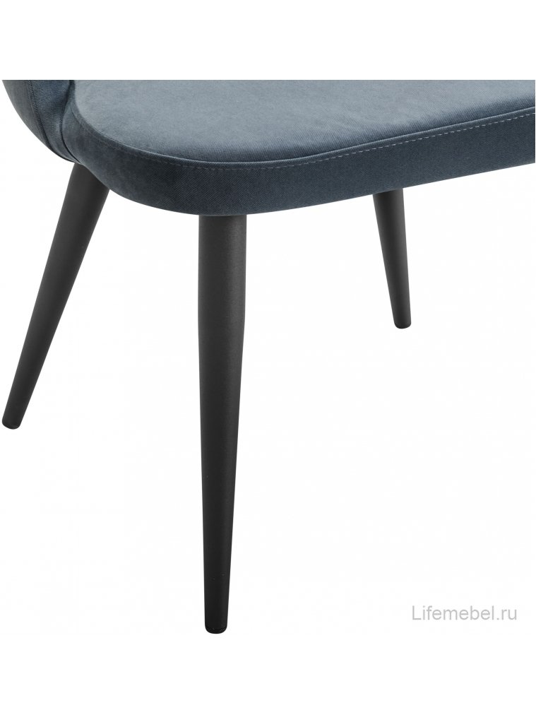 Стул на металлокаркасе Lars Diag grey / черный
