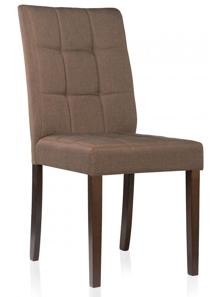 Стул Madina dark walnut / fabric brown