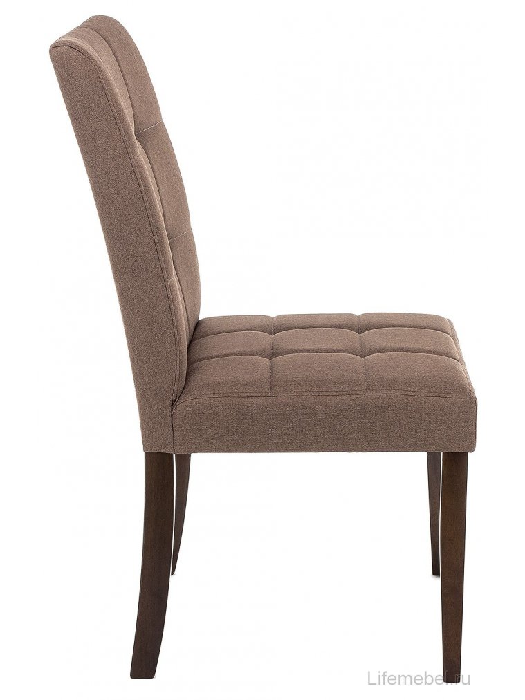 Стул Madina dark walnut / fabric brown