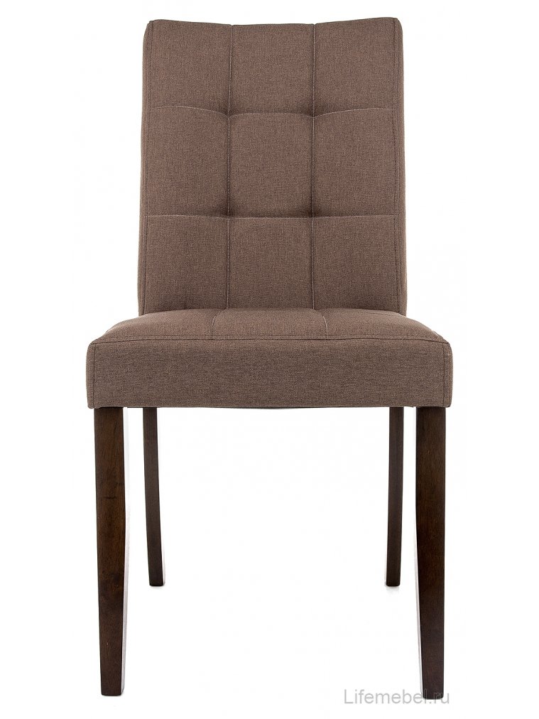 Стул Madina dark walnut / fabric brown