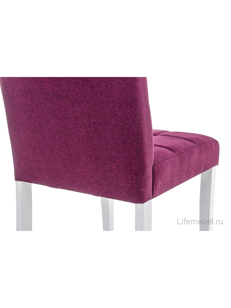 Стул Madina white / fabric purple