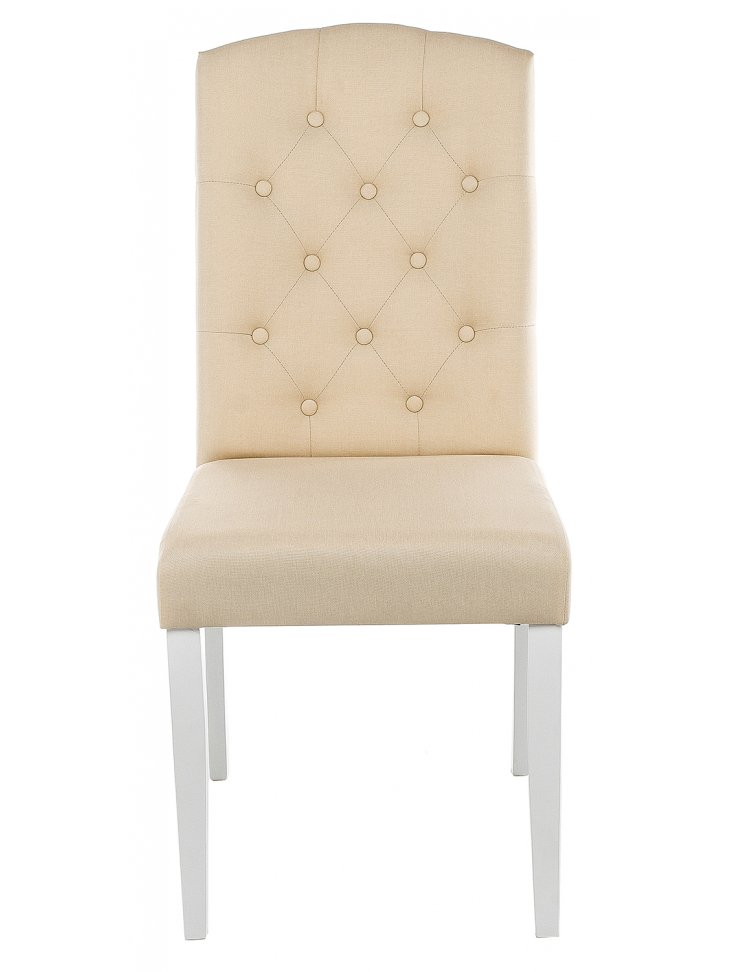 Стул Menson white / fabric сream