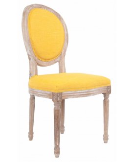 Деревянный стул Miro желтый / натуральный состаренный