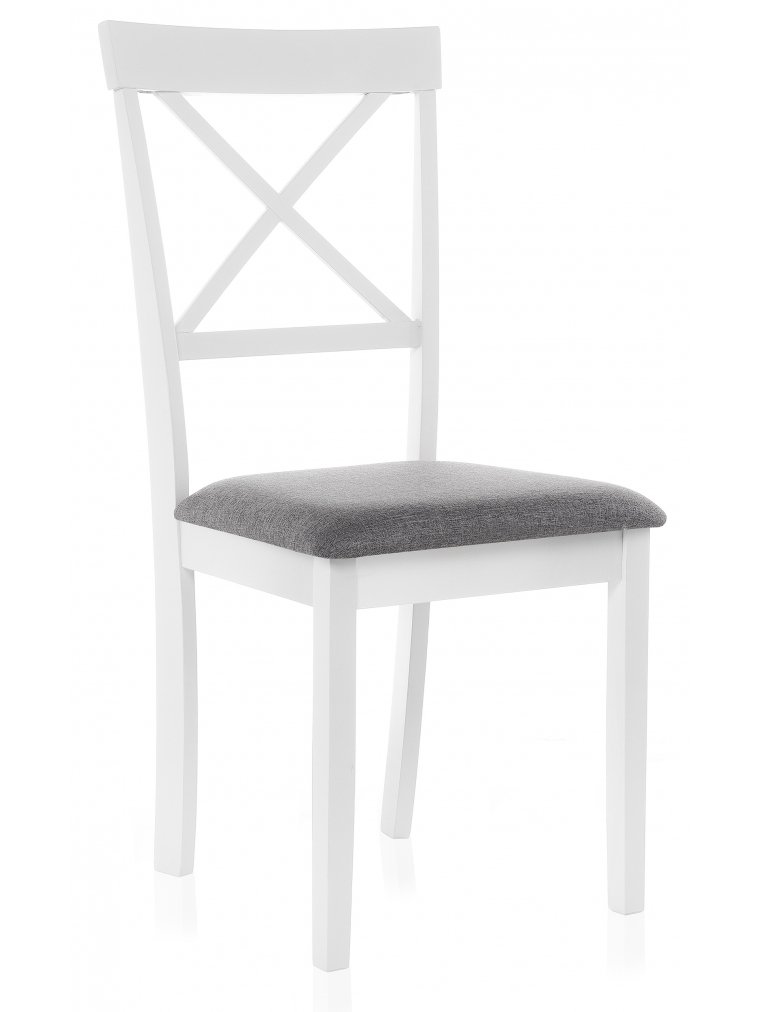 Стул Shem white / light grey