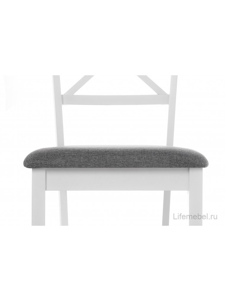 Стул Shem white / light grey