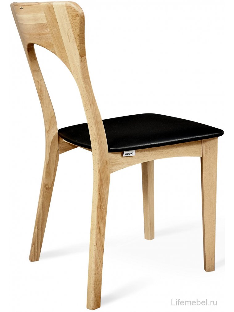 Стул SHT-S63 прозрачный лак / черный