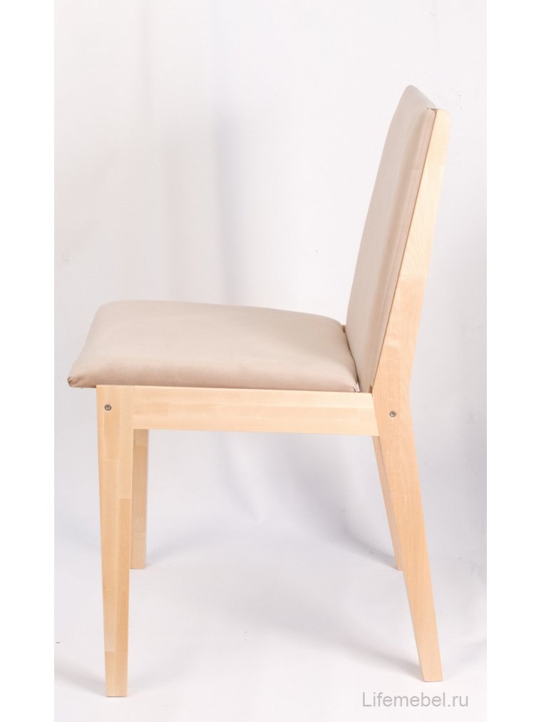 Деревянный стул Твит натуральное дерево / бежевый