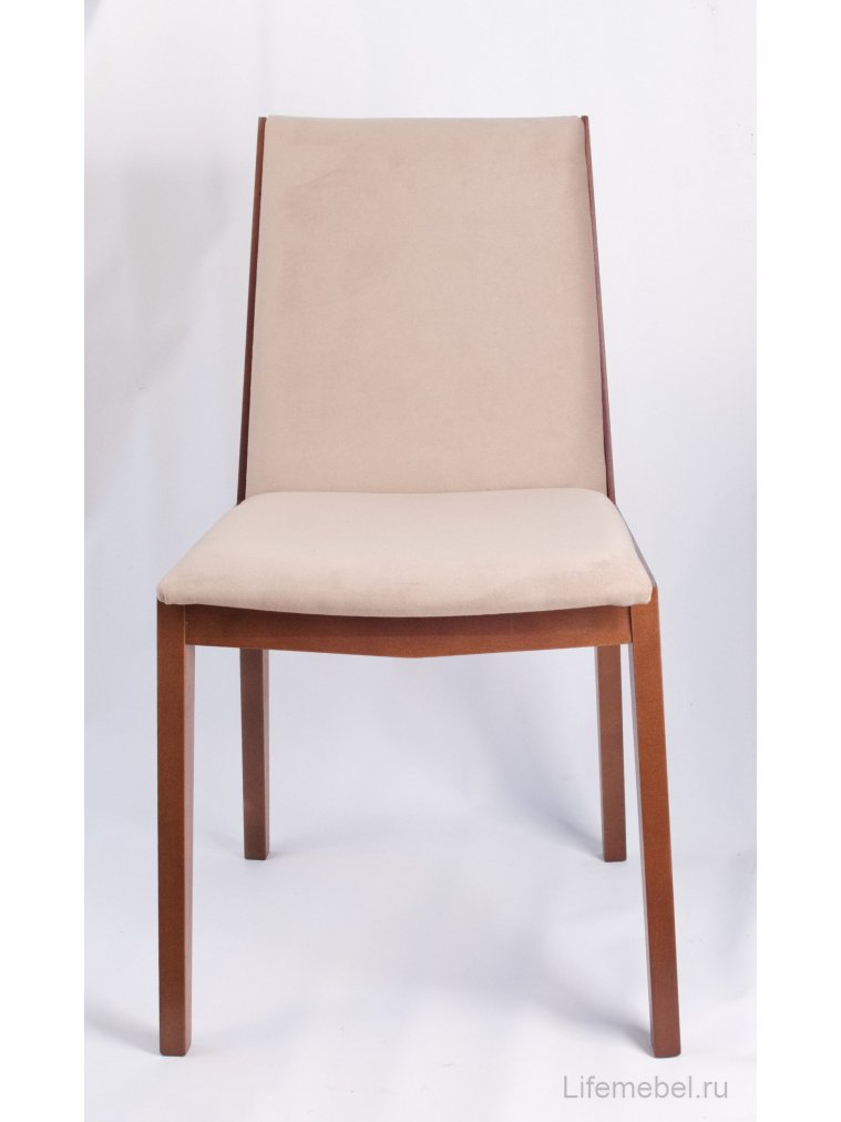 Деревянный стул Твит орех / бежевый