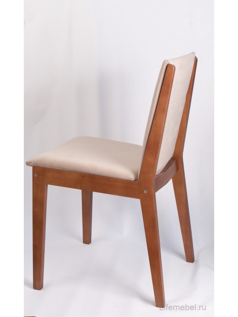 Деревянный стул Твит орех / бежевый