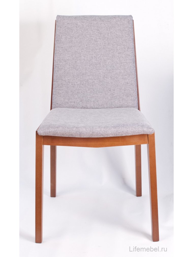 Деревянный стул Твит орех / серый
