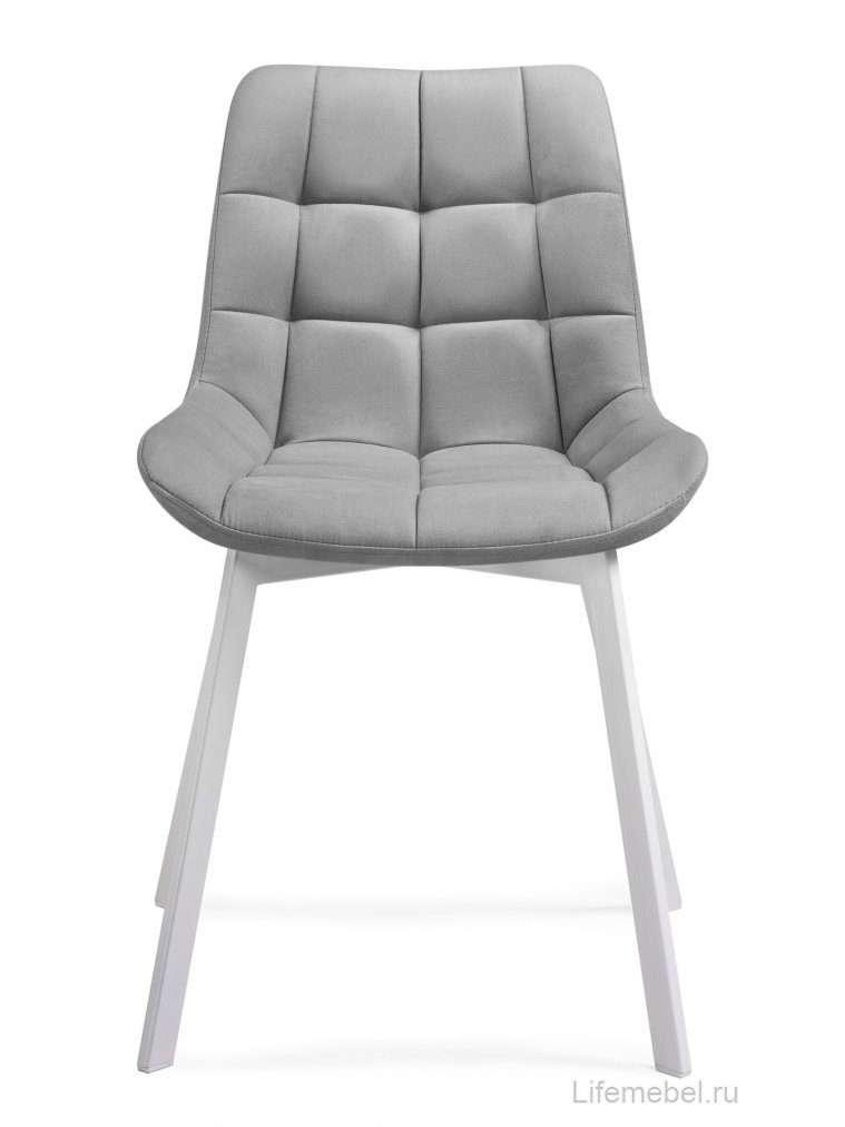 Комплект стульев крутящихся Форт 4 шт светло-серый (hl 63) / 1ПРУ белый каркас