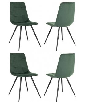 Комплект стульев CH-K1_4 зеленый / черный