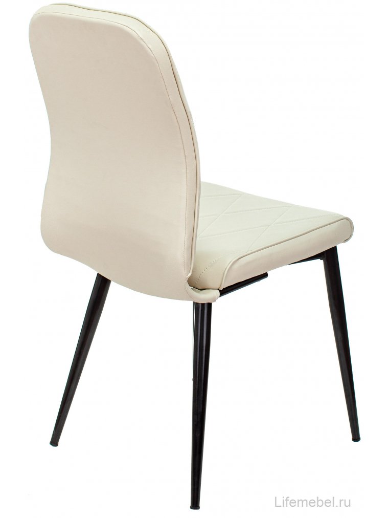 Комплект стульев Бюрократ KF-3_2 экокожа слоновая кость Orion-10 / черный