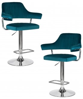 Комплект стульев Charly морской волны