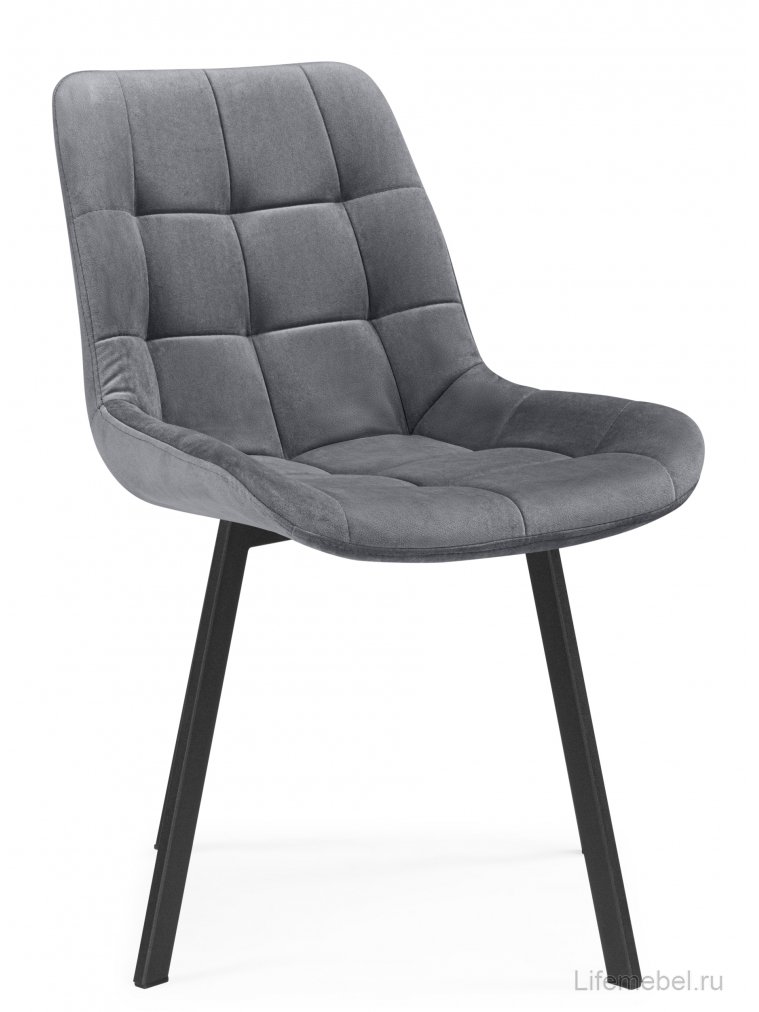 Комплект стульев крутящихся Форт 4 шт темно-серый / черный