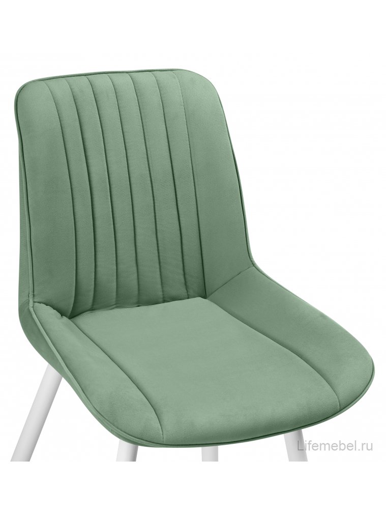 Комплект стульев крутящихся Вейв 4 шт фисташковый / белый