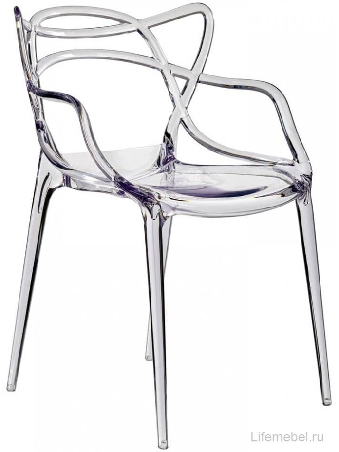 Комплект стульев Masters прозрачный 4 шт
