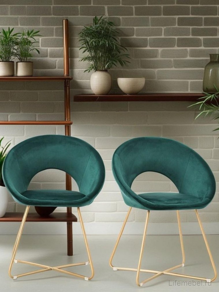 Комплект стульев Refuge зеленый