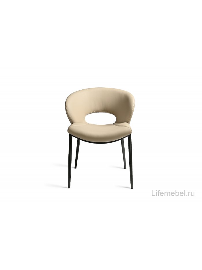 Кресло 160KD-80030 экокожа кремовый
