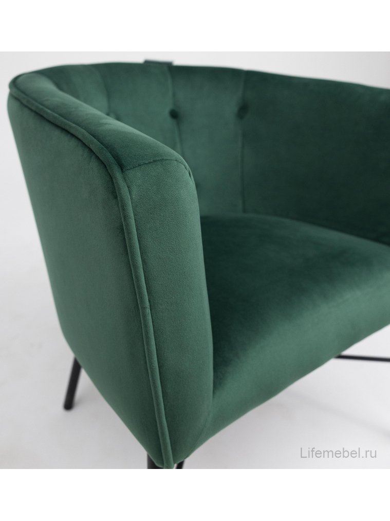 Кресло Almond велюр зеленый