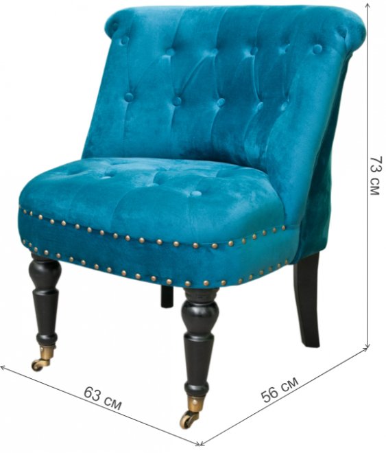 Кресло Aviana 5KS24027-B blue velvet