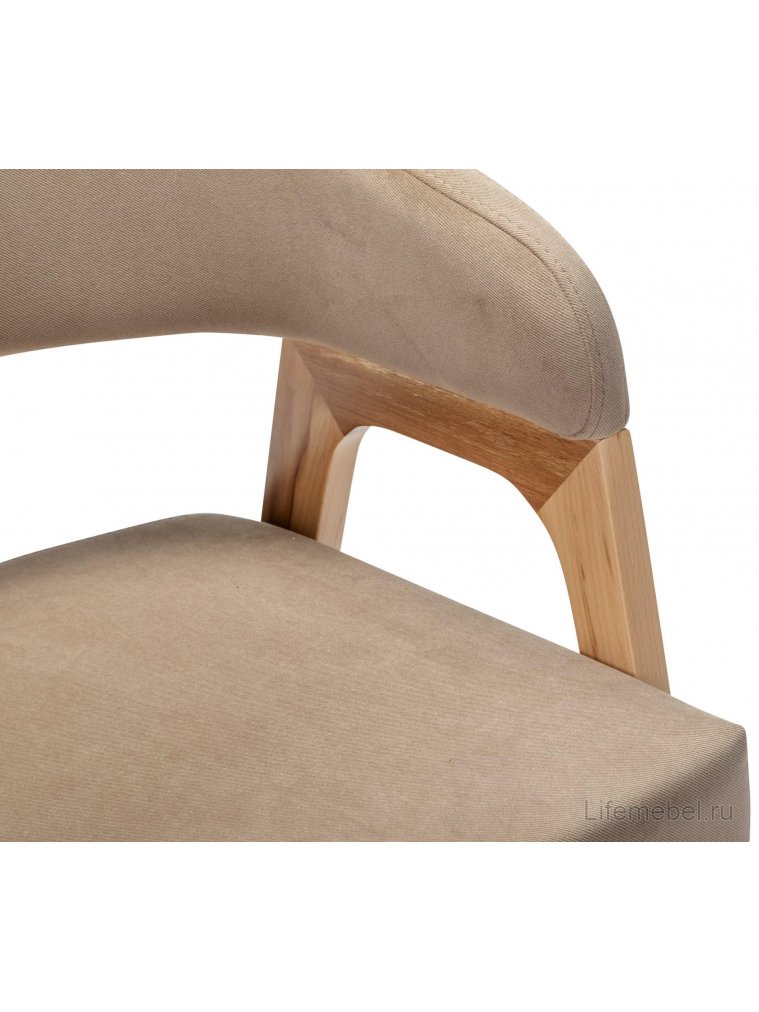 Кресло Baxter beige / натуральное
