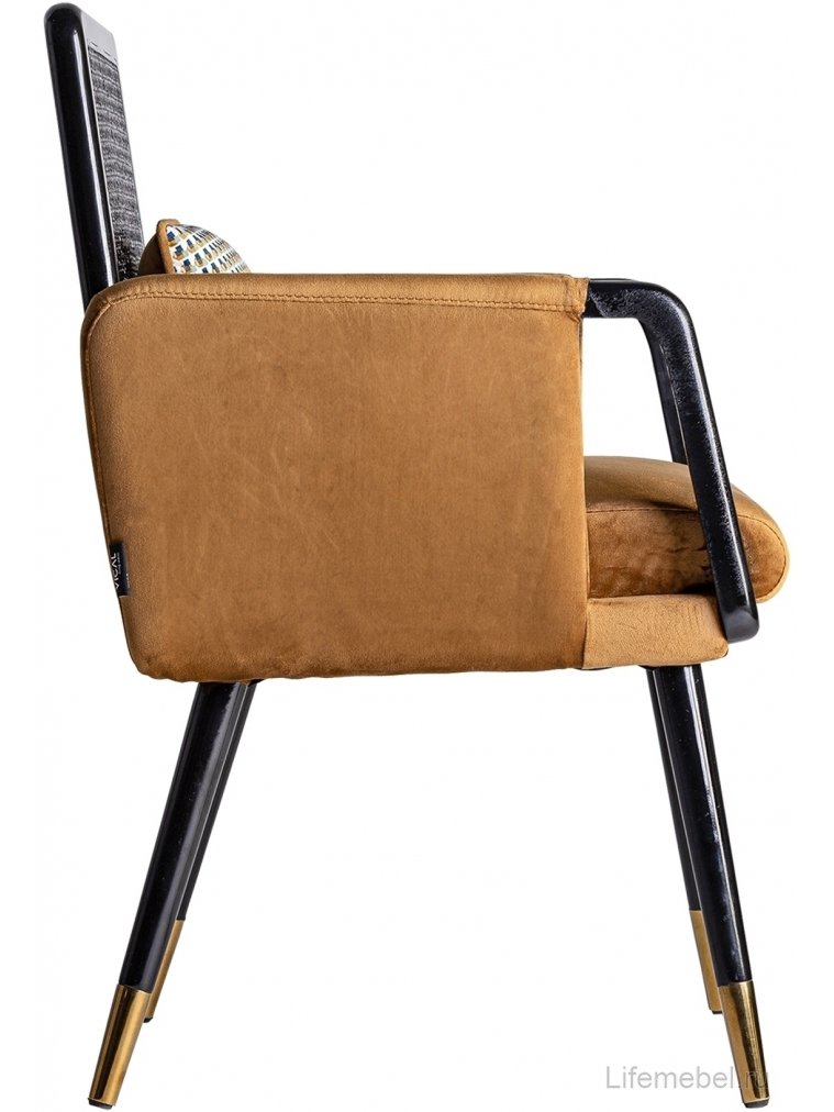 Кресло Brillion горчичное