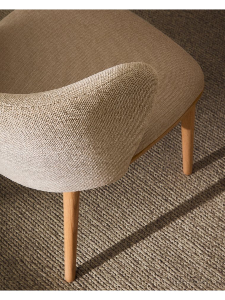 Кресло Ciselia бежевое