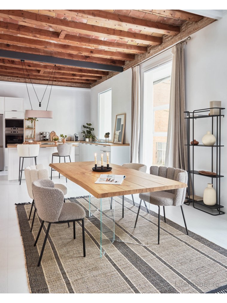 Кресло Ciselia светло-серое