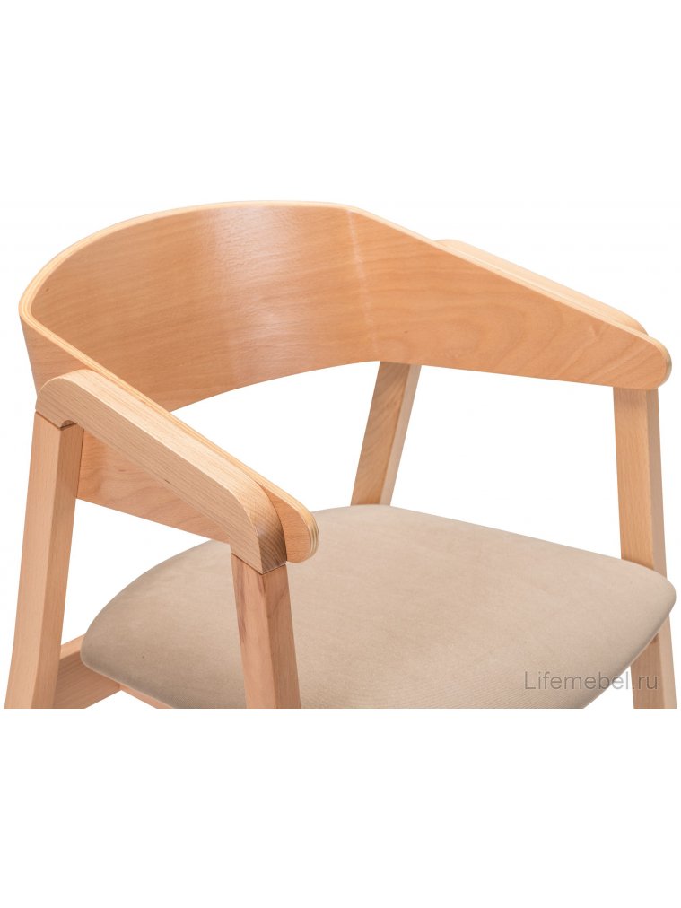 Кресло Dalia beige / натуральное