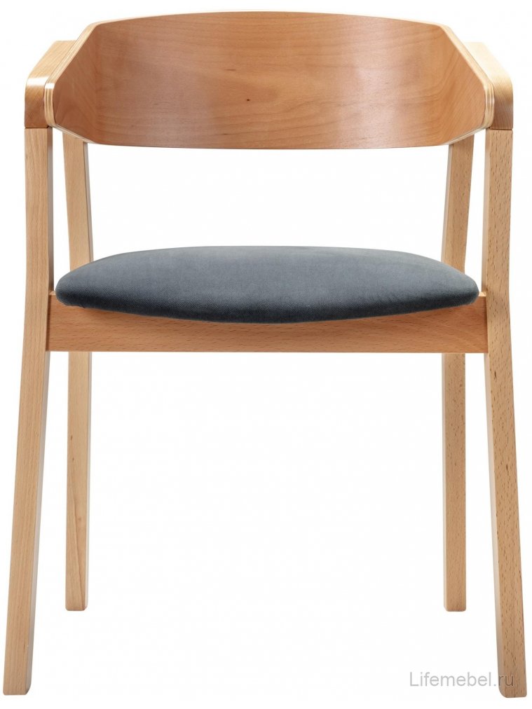 Кресло для кухни Dalia grey / натуральный